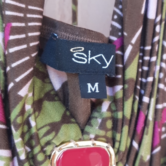 Sky silk halter top medium - Picture 4 of 6